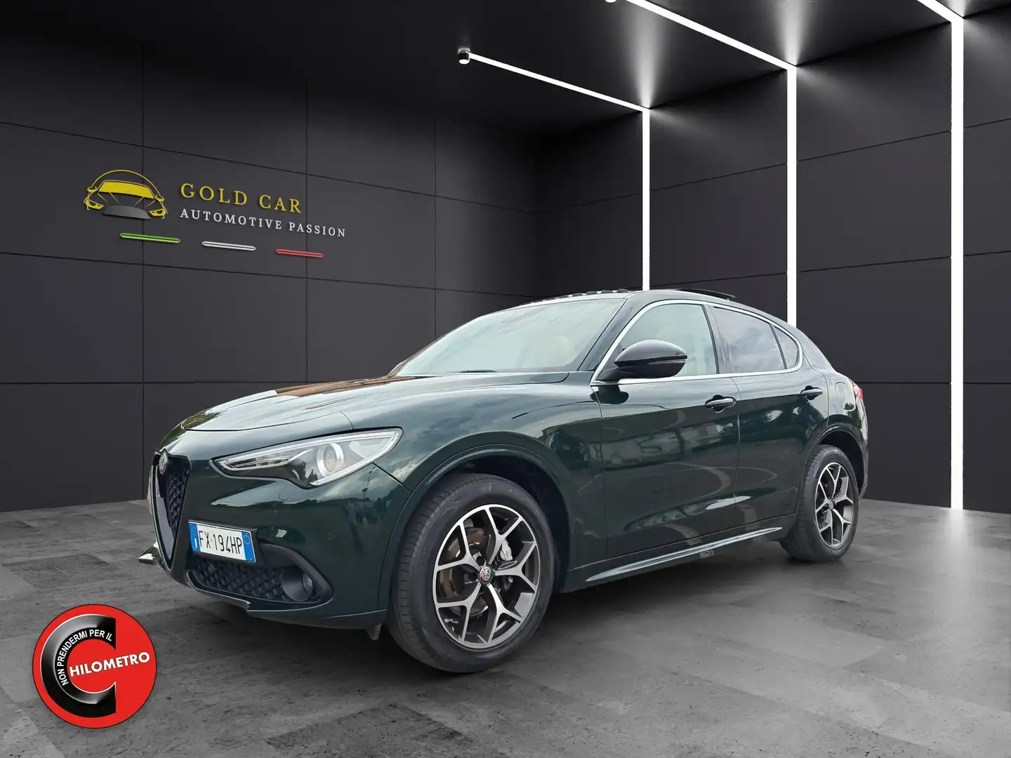 Alfa Romeo Stelvio Stelvio 2.2t Q4 210cv Auto TETTO-PELLE Zielony - 1