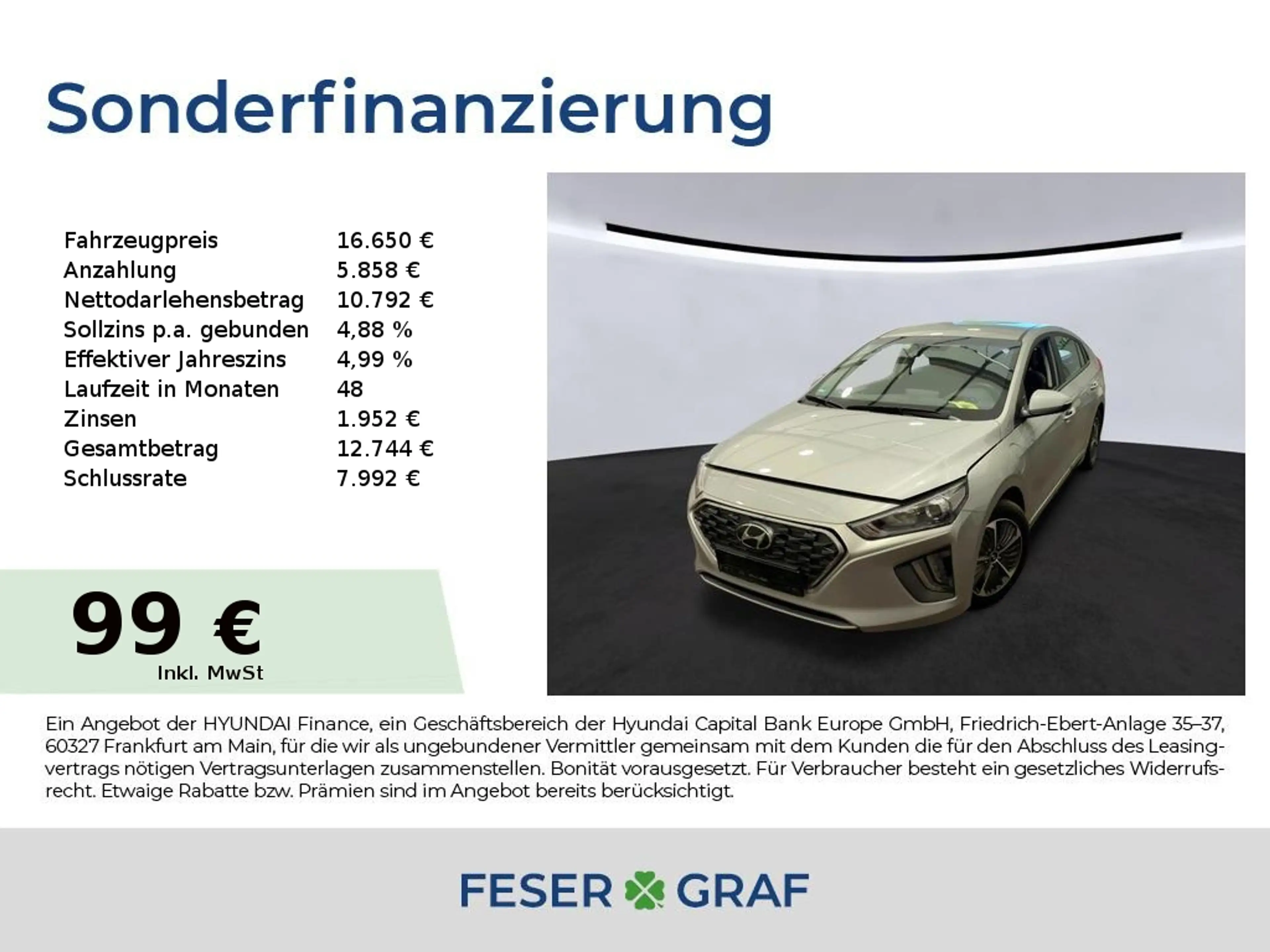 Hyundai IONIQ Plug-In Hybrid 1.6 GDi Trend