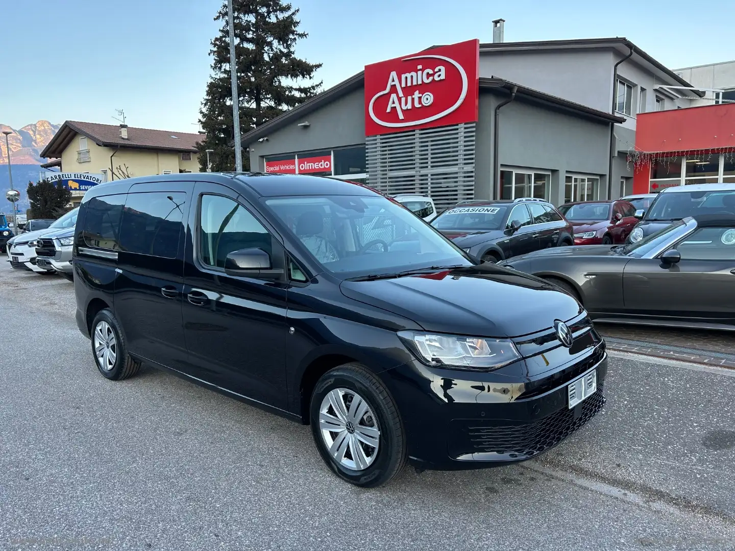Volkswagen Caddy 2.0 TDI 102CV Space Maxi 7 POSTI + 5 ANNI GARANZIA Nero - 2