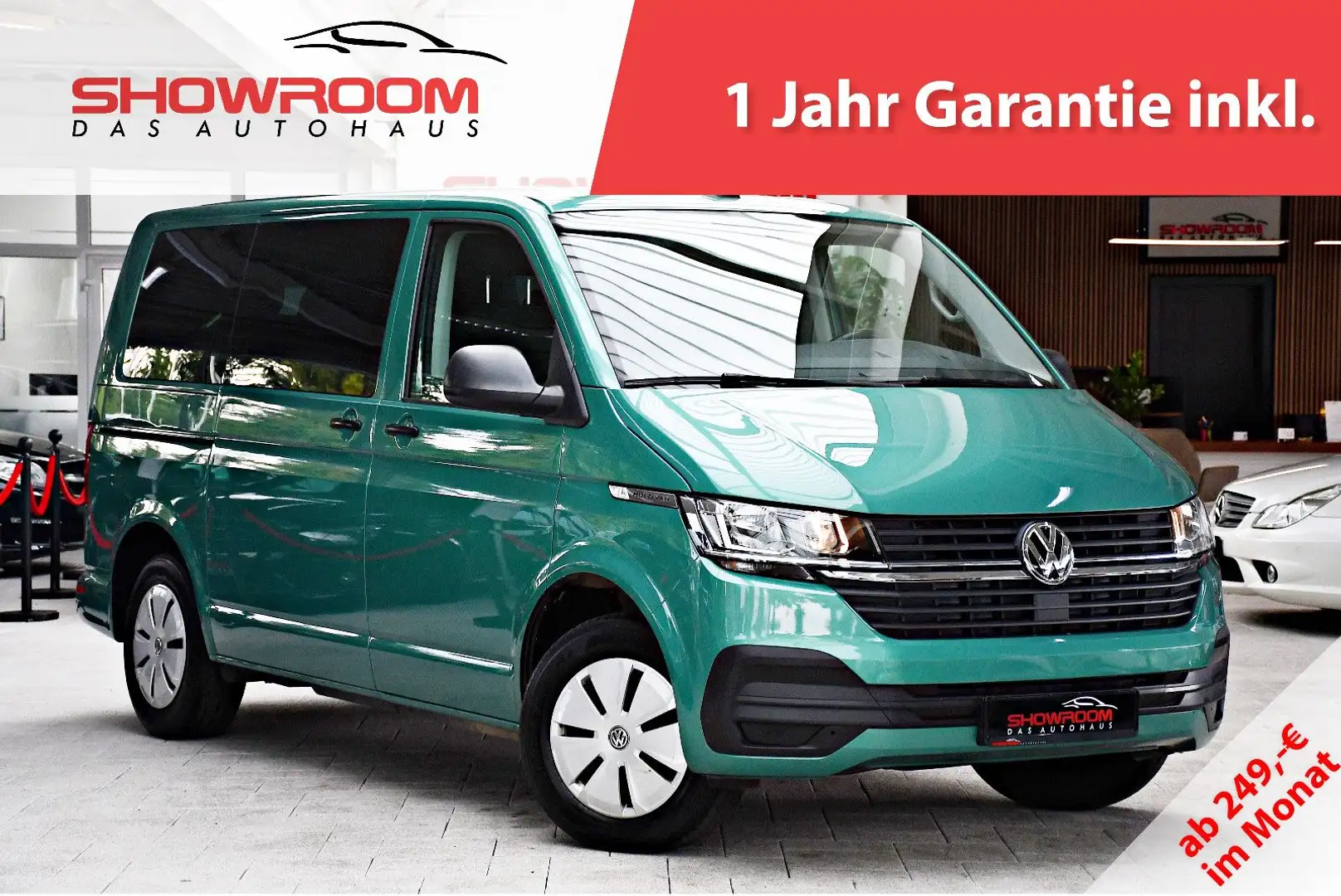 Volkswagen T6 Multivan T6.1 Transporter Multivan Family 1.Hand Zöld - 1