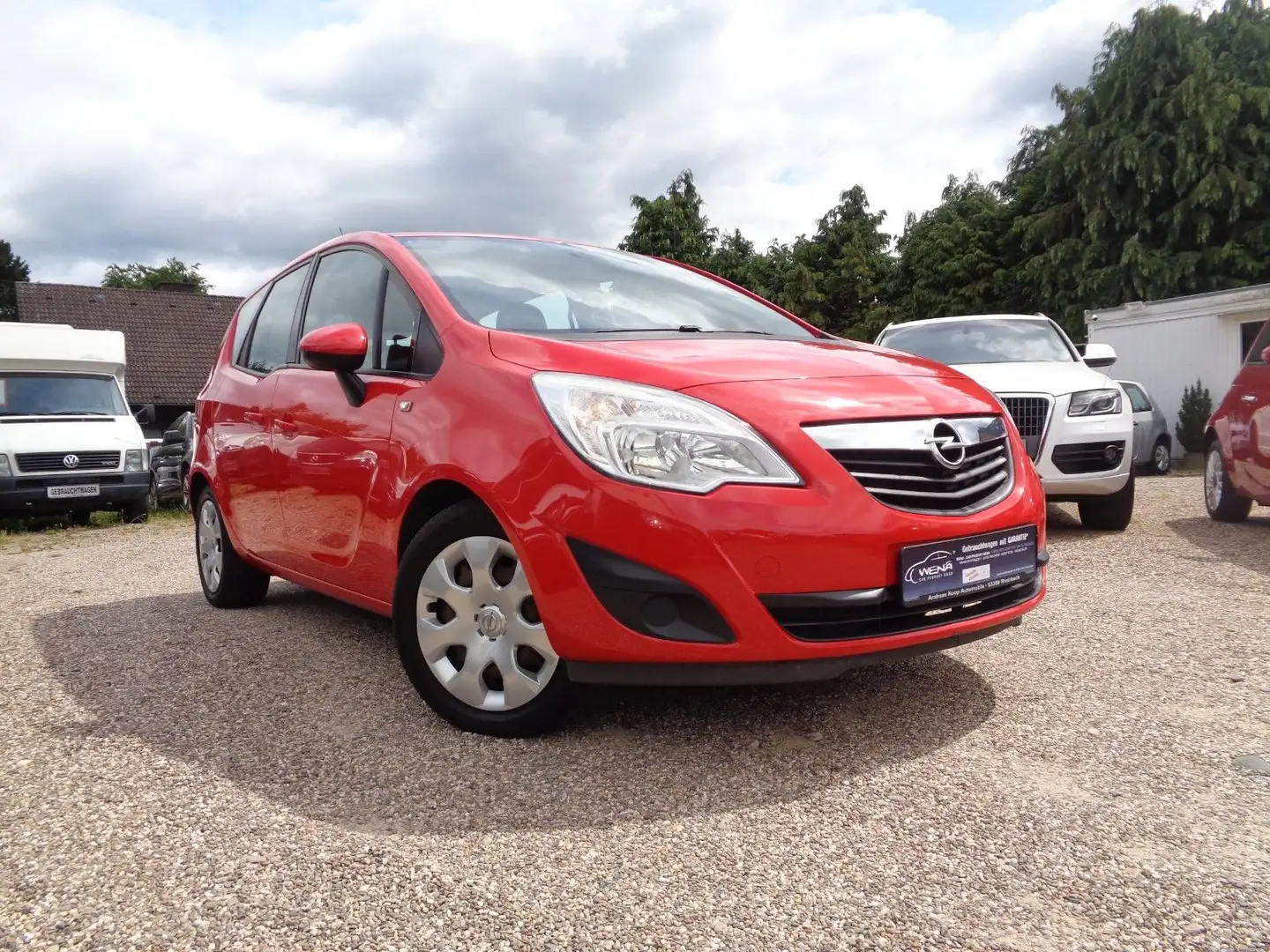 Opel Meriva B Edition - integrierte Fahrradträger Rot - 1