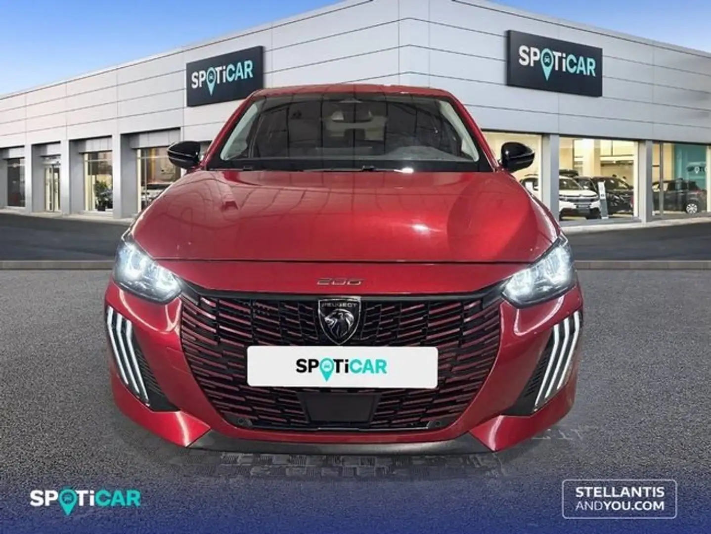 Peugeot 208 Gasolina 100 S&S 6 Vel. MAN Allure Rojo - 2