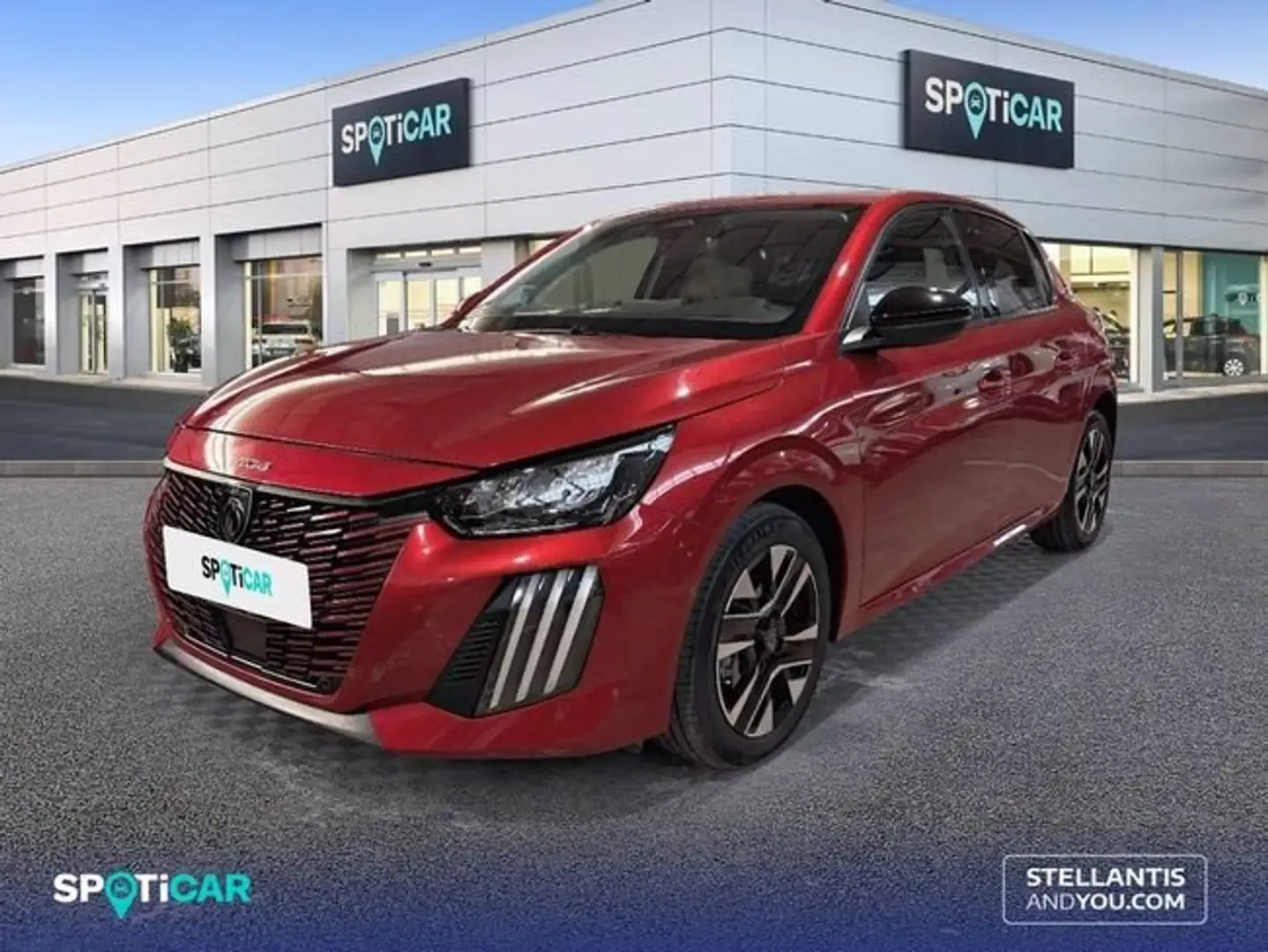 Peugeot 208 Gasolina 100 S&S 6 Vel. MAN Allure Rojo - 1