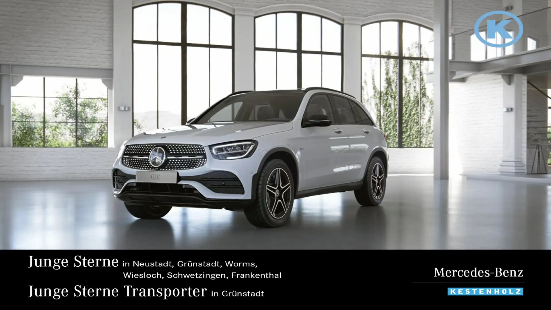 Mercedes-Benz GLC 300 GLC 300 de 4M AMG+NIGHT+AHK+PANO+360+BURME+EASYP Blanc - 1