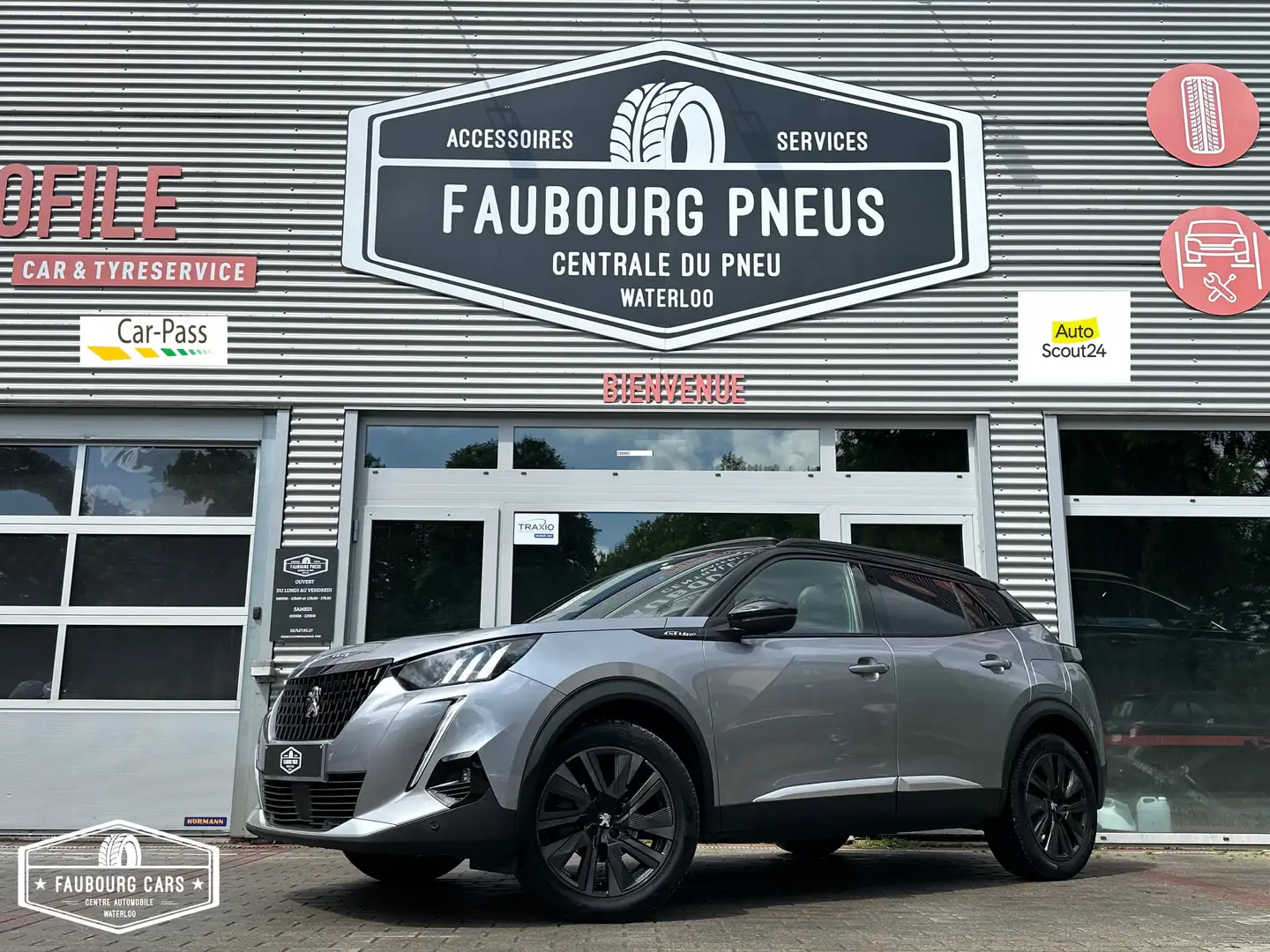 Peugeot 2008 *1-PROPRIETAIRE/1-OWNER*GT-LINE*HISTORIQUE-PEUGEOT Grijs - 1