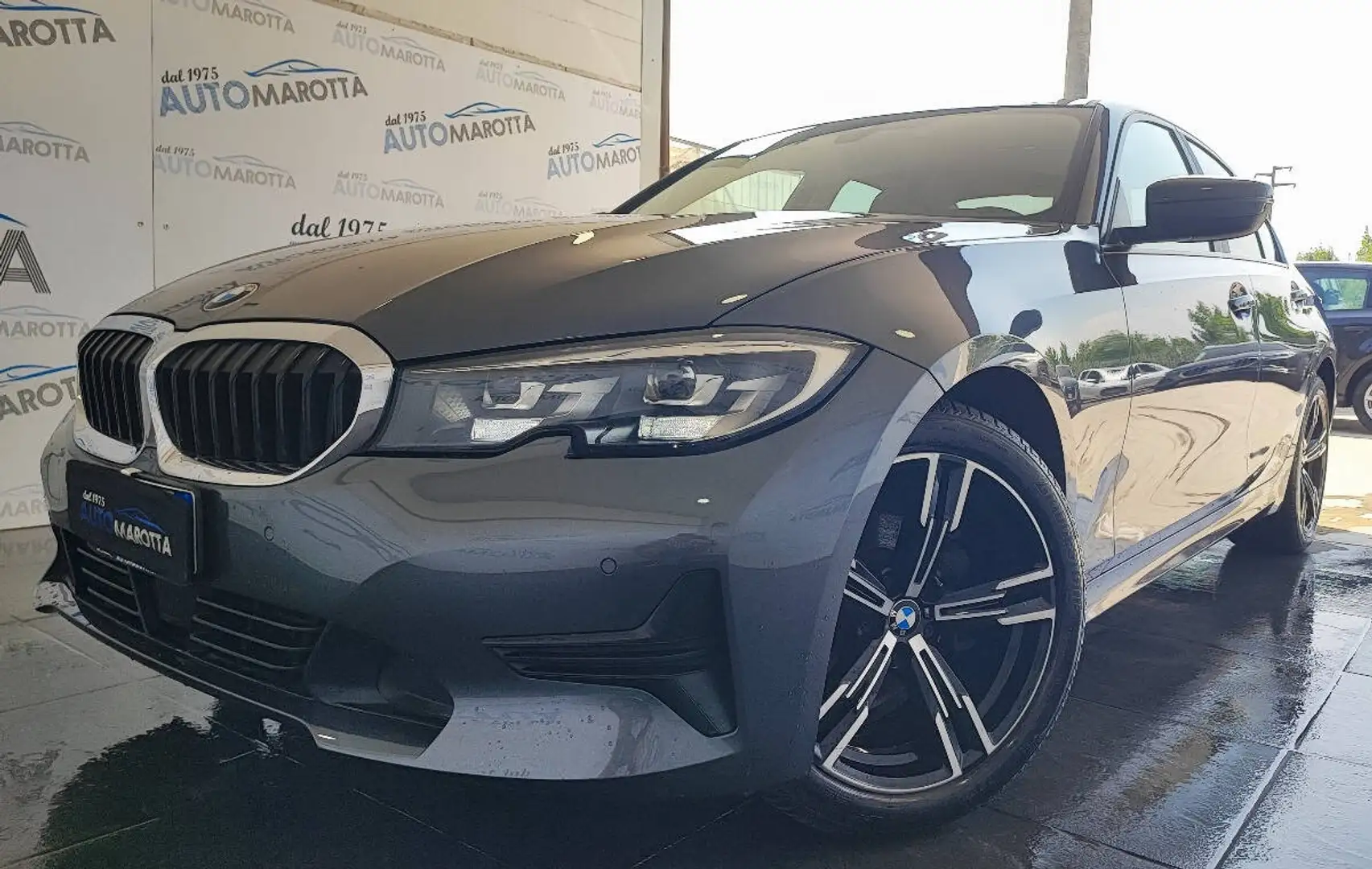 BMW 318 318d Sport auto Grigio - 2