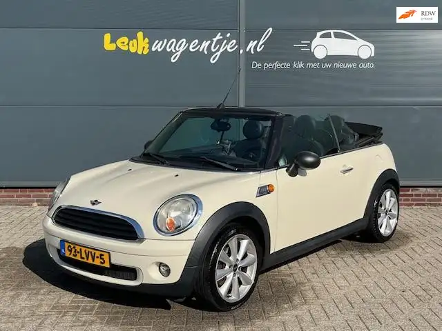 MINI One Cabrio Mini 1.6 Anniversary *leder *topstaat *stunt