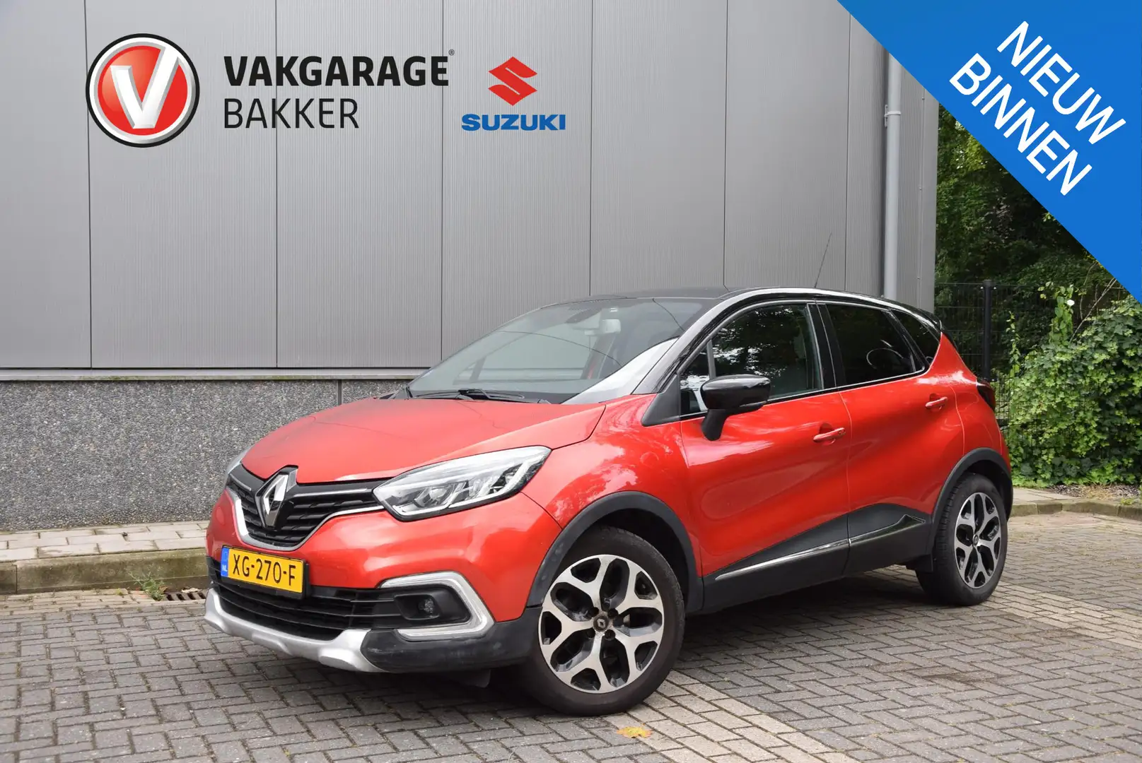 Renault Captur 1.2 TCe Intens | Automaat | Volledig onderhouden | Rood - 1