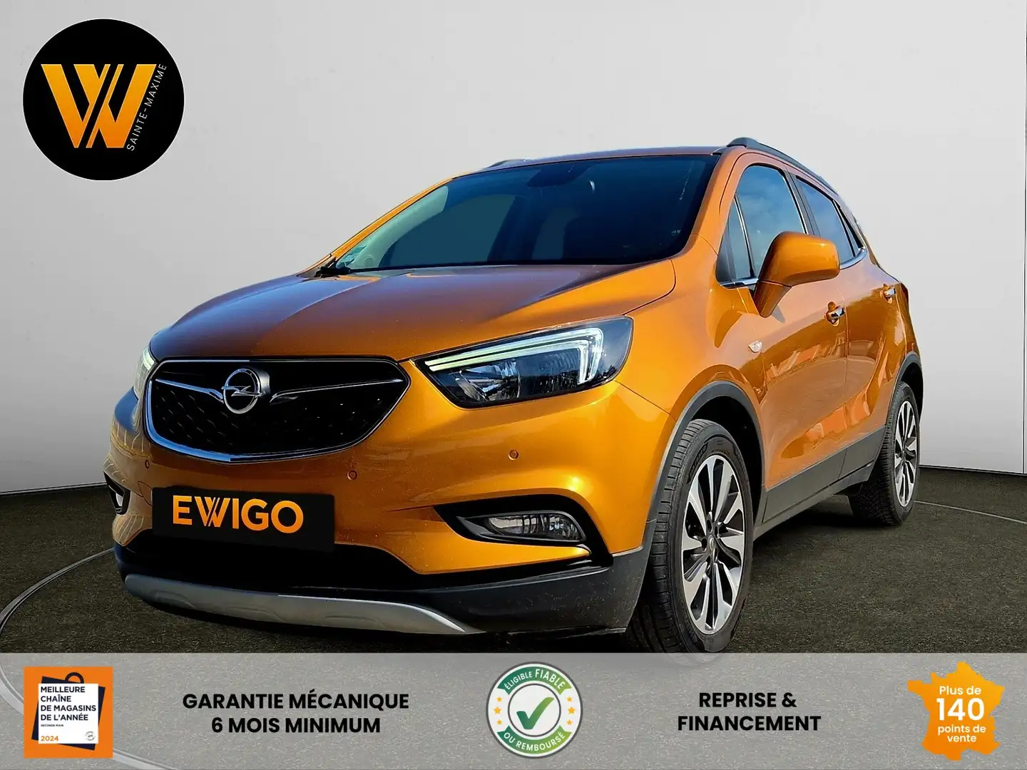 Opel Mokka 1.6 CDTI 135 BUSINESS CONNECT 4X2 BVA ORIGINE FR S Orange - 1