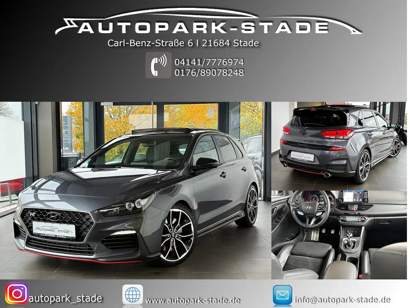 Hyundai i30 N Performance Pano Assist. Kamera Grau - 1