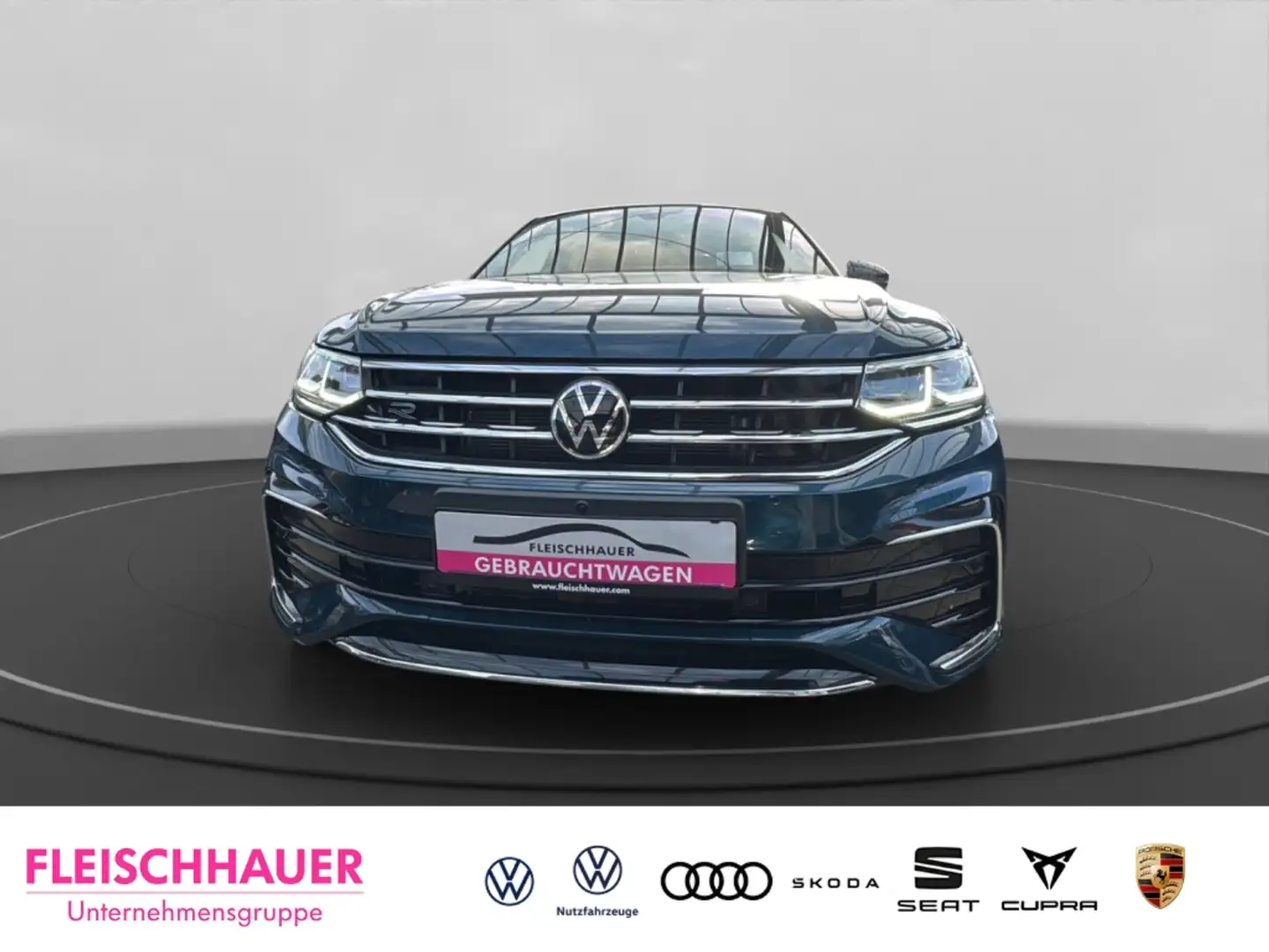 Volkswagen Tiguan R-Line 2.0 TDI 4M Matrix+Navi+AHK+20''+HUD+360° Blau - 2