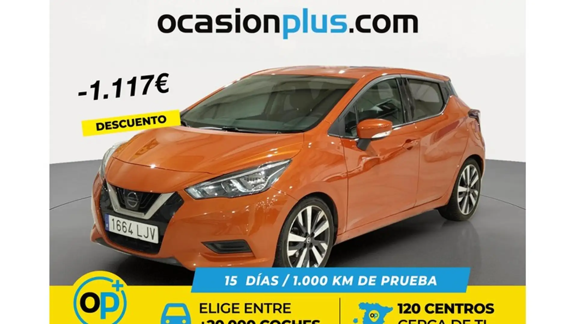 Nissan Micra DIG-T Acenta 117 Orange - 1
