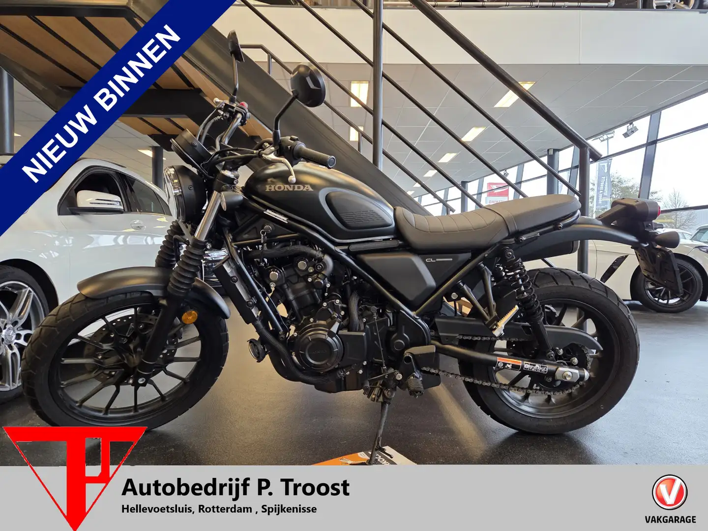 Honda CL 500 1ste Eigenaar "GESCHIKT VOOR EEN A2 RIJBEWIJS" Zwart - 1