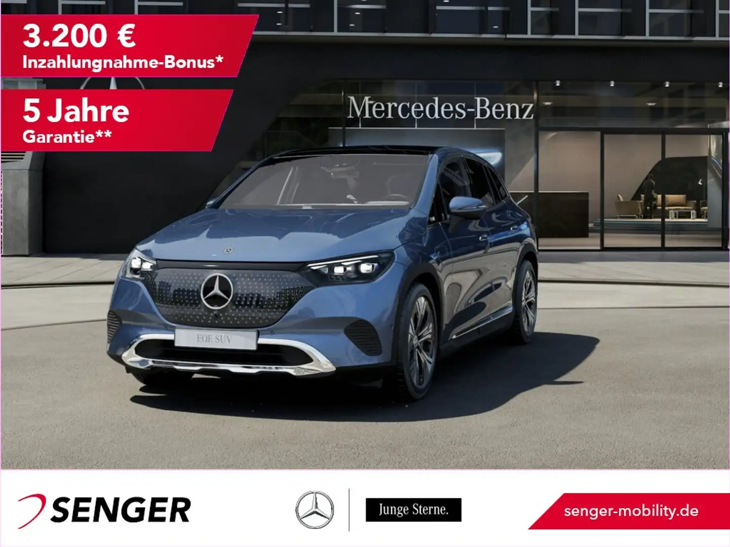 Mercedes-Benz EQE 300 SUV Electric Art Panorama Burmester 360° Blau - 1
