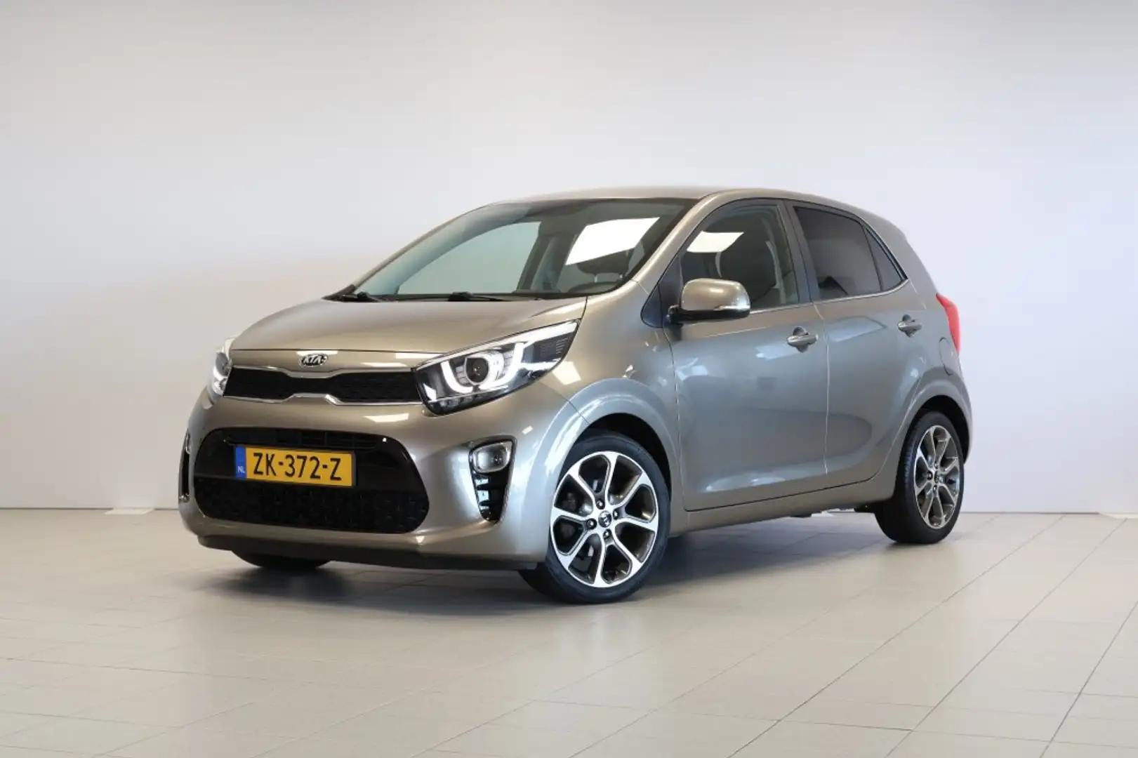 Kia Picanto 1.0 CVVT Design Edition - Leder - Navigatie - Park Grijs - 2