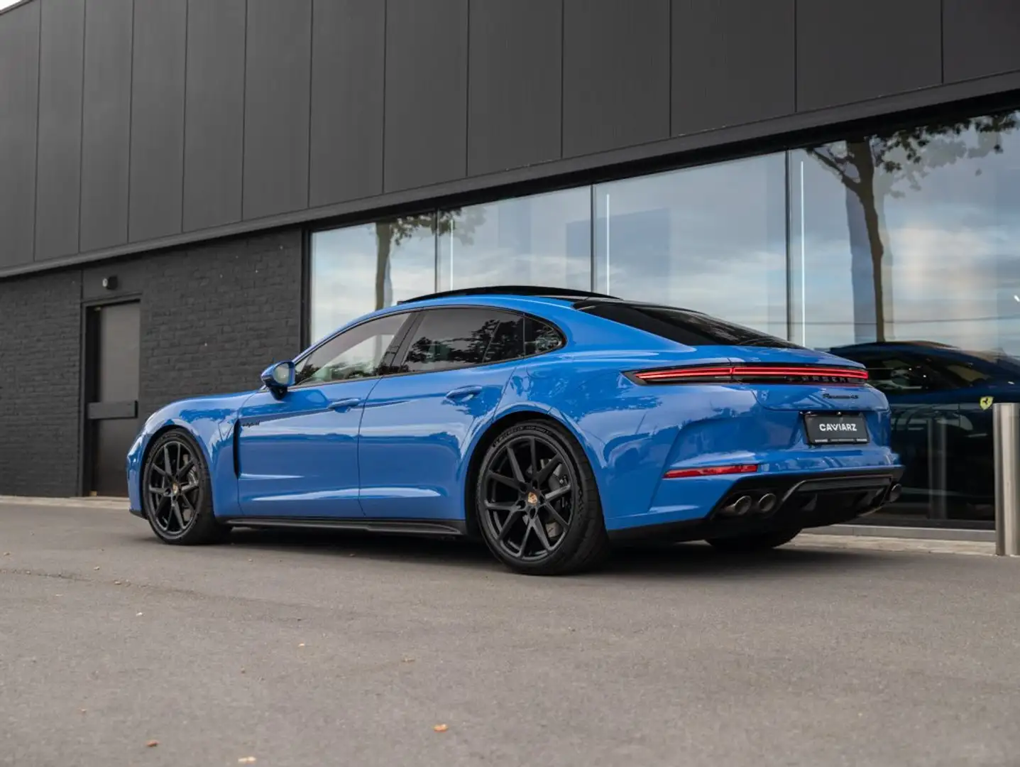 Porsche Panamera 4S E-HYB/SPORTDESIGN CARBON/DISPL/UITL/MASSAGE/HUD Bleu - 2