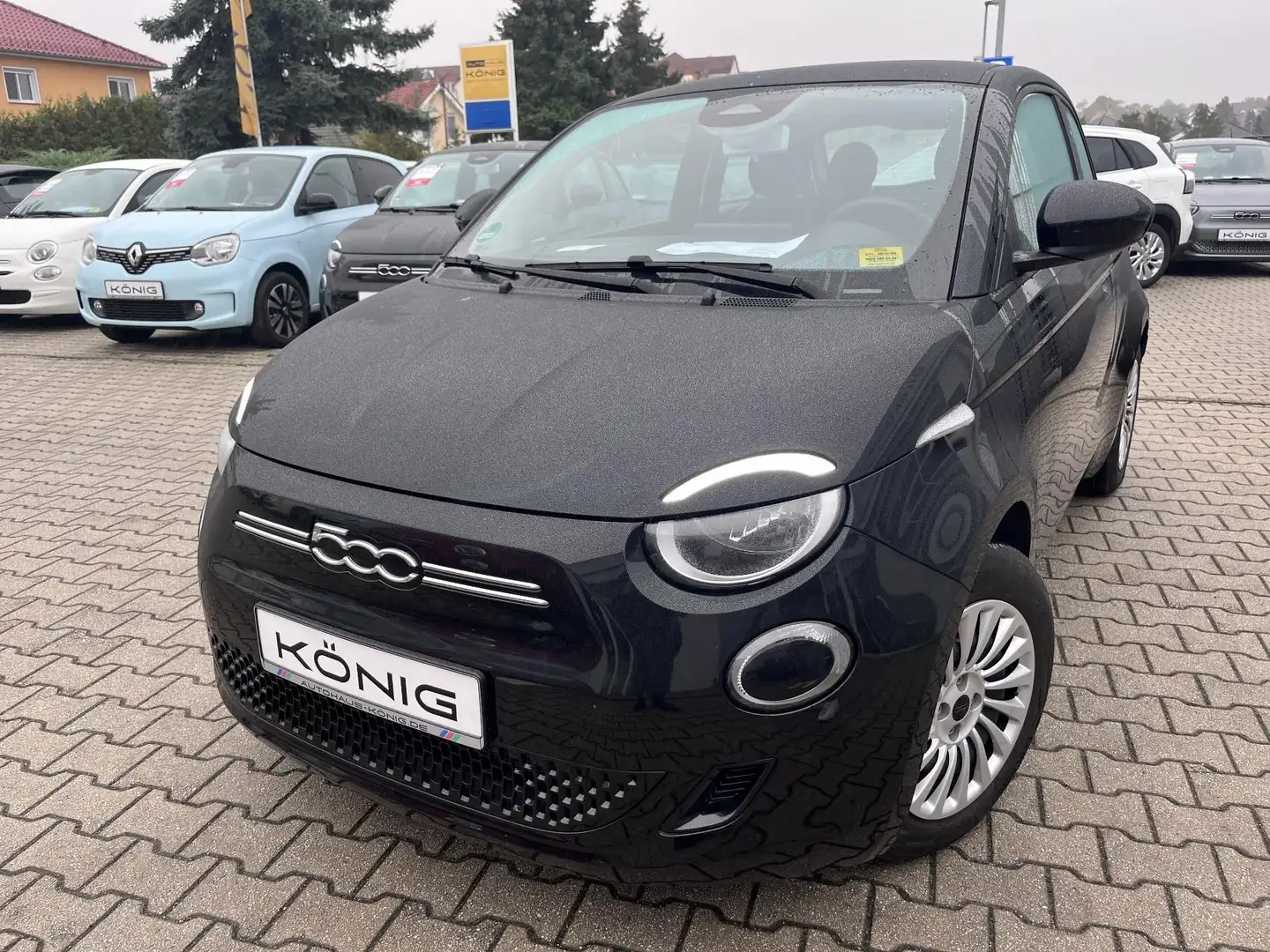 Fiat 500e Neuer 500 320km Reichweite Schwarz - 1