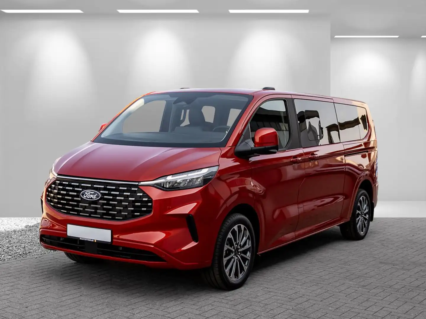 Ford Tourneo Custom L2 Titanium X 8S 5Jahre+Leder+19Z+Navi+SYNC4+ACC+3 Rojo - 2