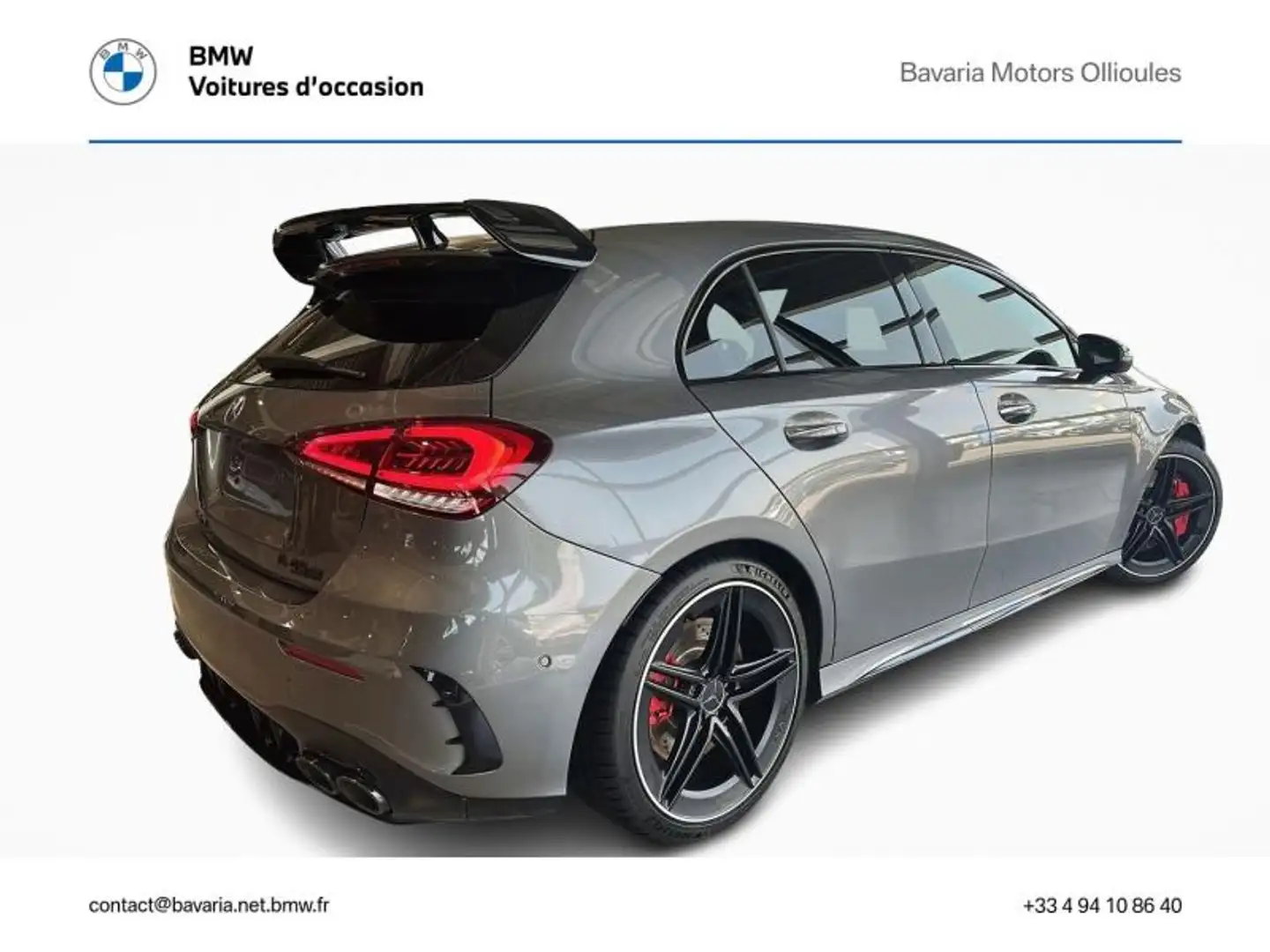 Mercedes-Benz A 45 AMG 45 AMG 421ch S 4Matic+ 8G-DCT Speedshift AMG Noir - 2
