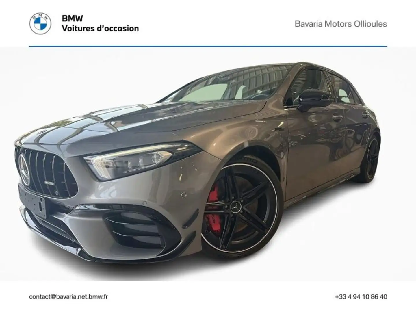 Mercedes-Benz A 45 AMG 45 AMG 421ch S 4Matic+ 8G-DCT Speedshift AMG Noir - 1