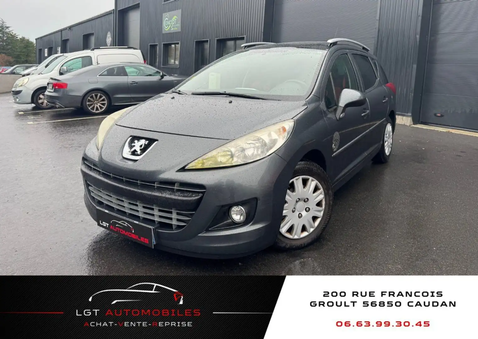 Peugeot 207 1.6 HDi FAP 92 cv Gris - 1