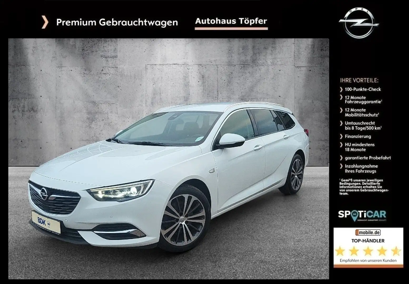 Opel Insignia B ST Premium"Innovation" MatrixLED/Bose Weiß - 1