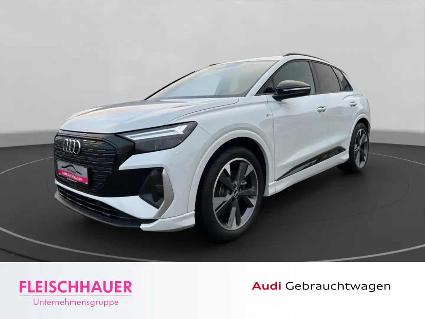 Audi Q4 e-tron SHZ+SPORTSITZE+LED+KLIMAAUT+PDC Weiß - 1