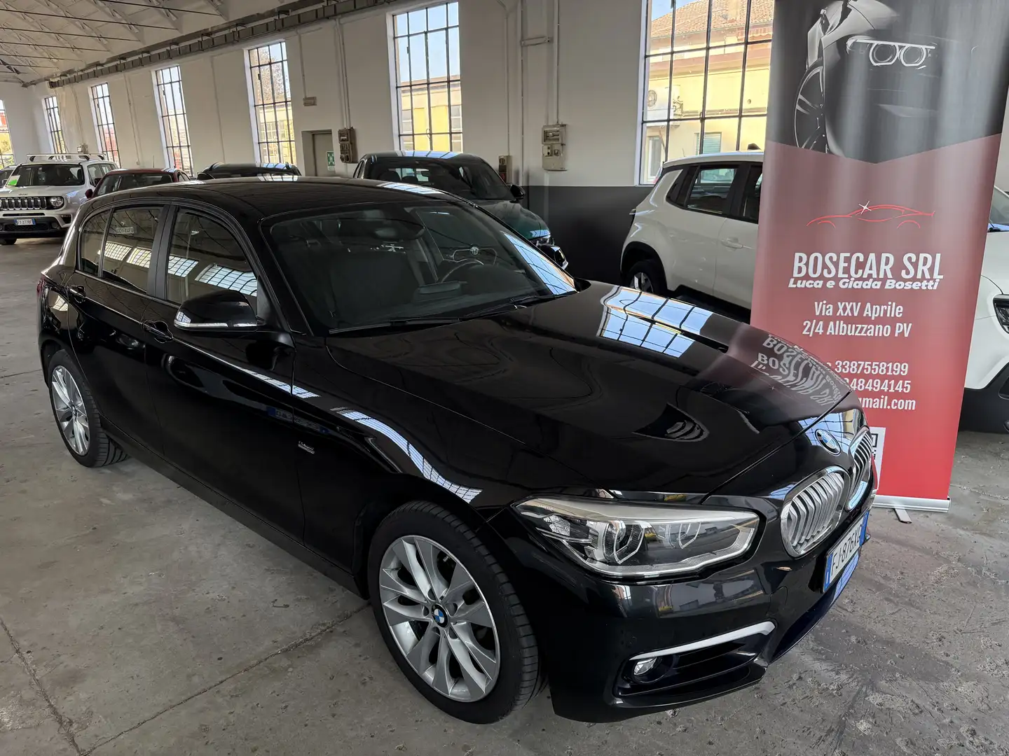 BMW 118 118d Urban 5p auto UNICO PROP TAGLIANDI BMW Schwarz - 1