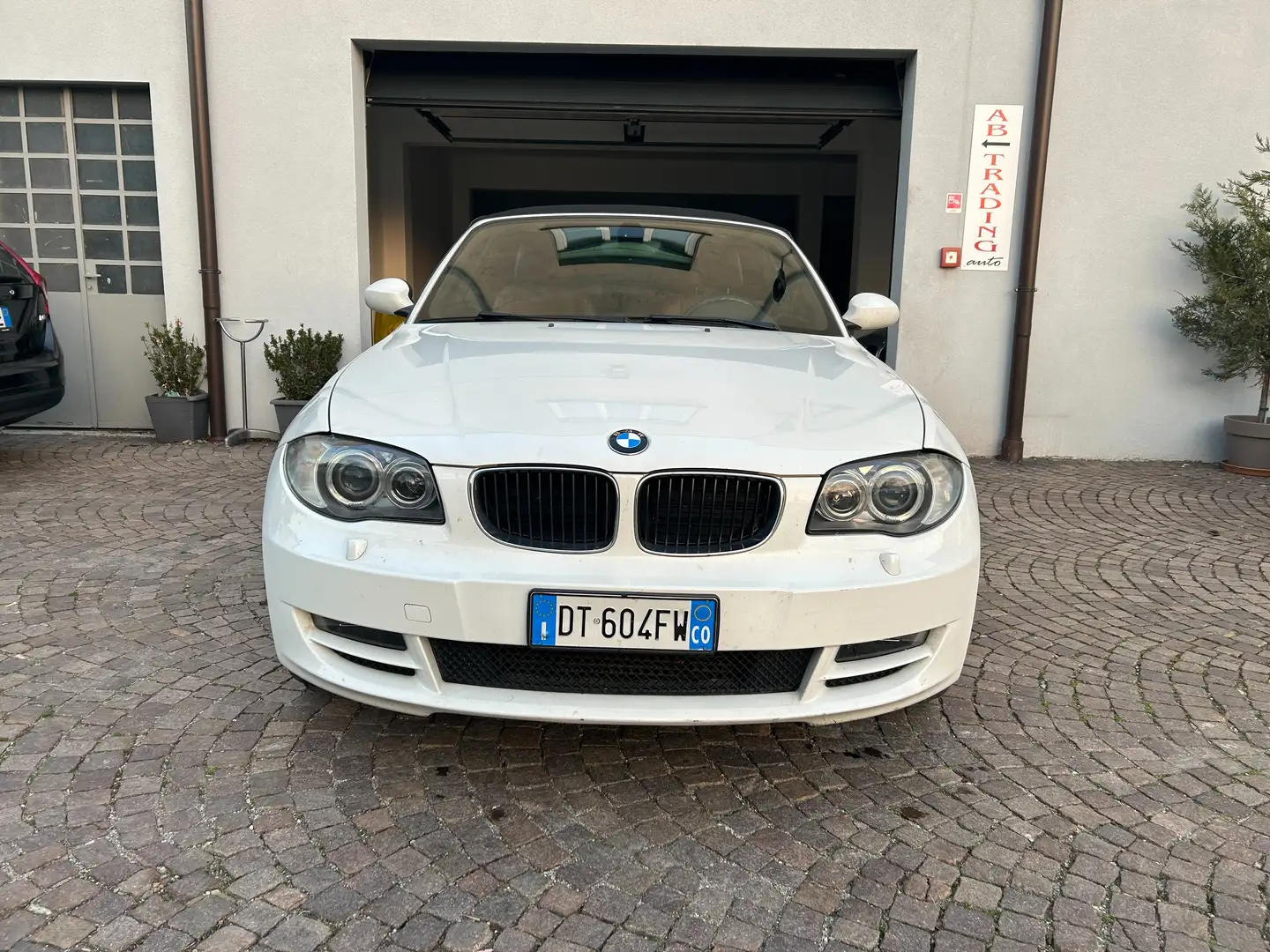 BMW 120 120d Cabrio Fu Weiß - 1