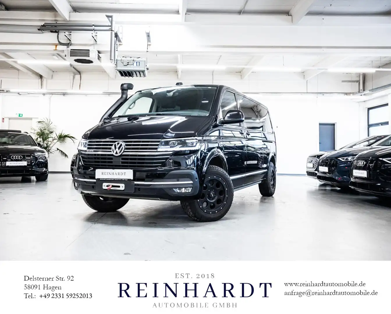 Volkswagen T6.1 Multivan 2.0TDi 4MOTION LANG/ACC/AHK/KAM. Negro - 1
