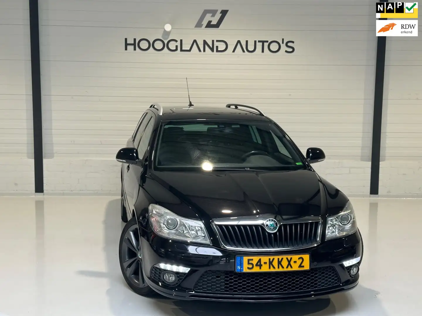 Skoda Octavia Combi 2.0 TFSI RS DSG 200PK TOPSTAAT Negro - 1