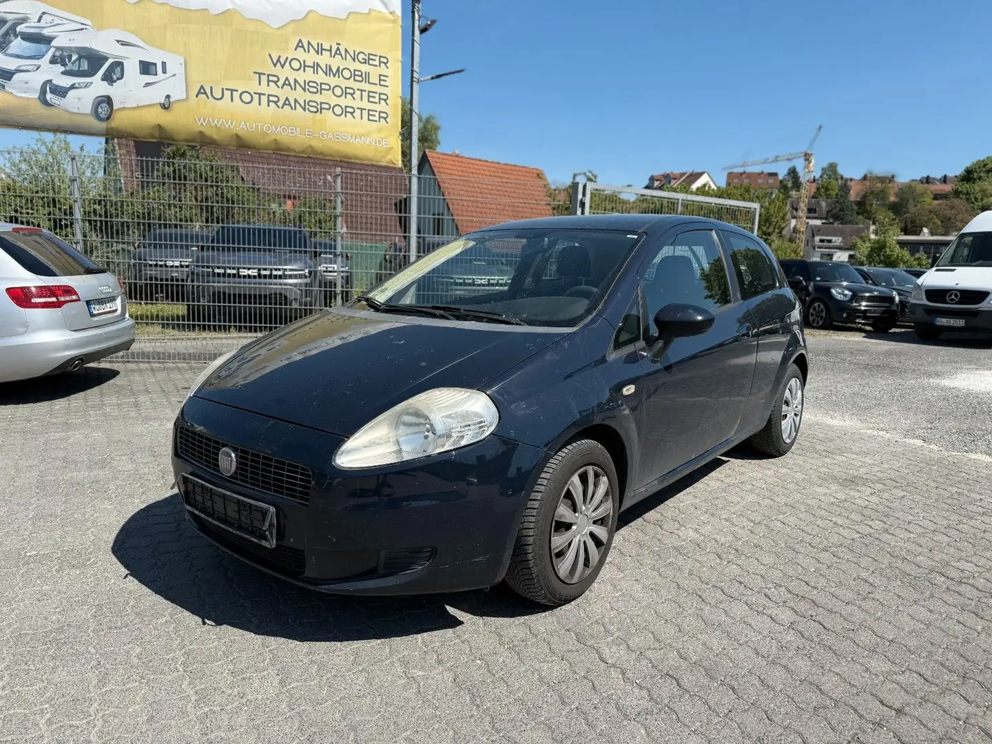 Fiat Punto 1.2i 8V Klima Media Tel Euro 4 Bleu - 1