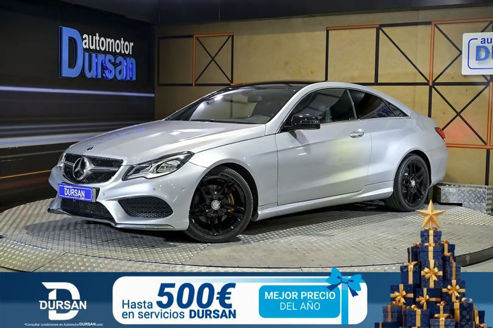 Mercedes-Benz E 220 Coupe CDI Gris - 1