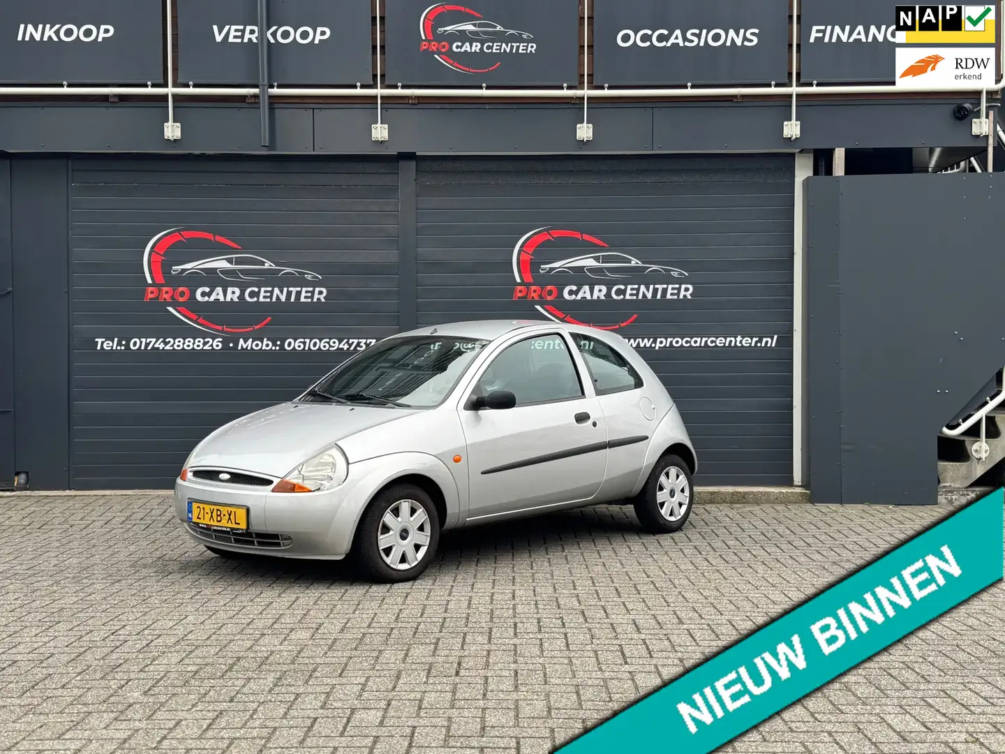 Ford Ka/Ka+ 1.3 Futura AIRCO|EL.RAMEN|NAP|APK Grau - 1