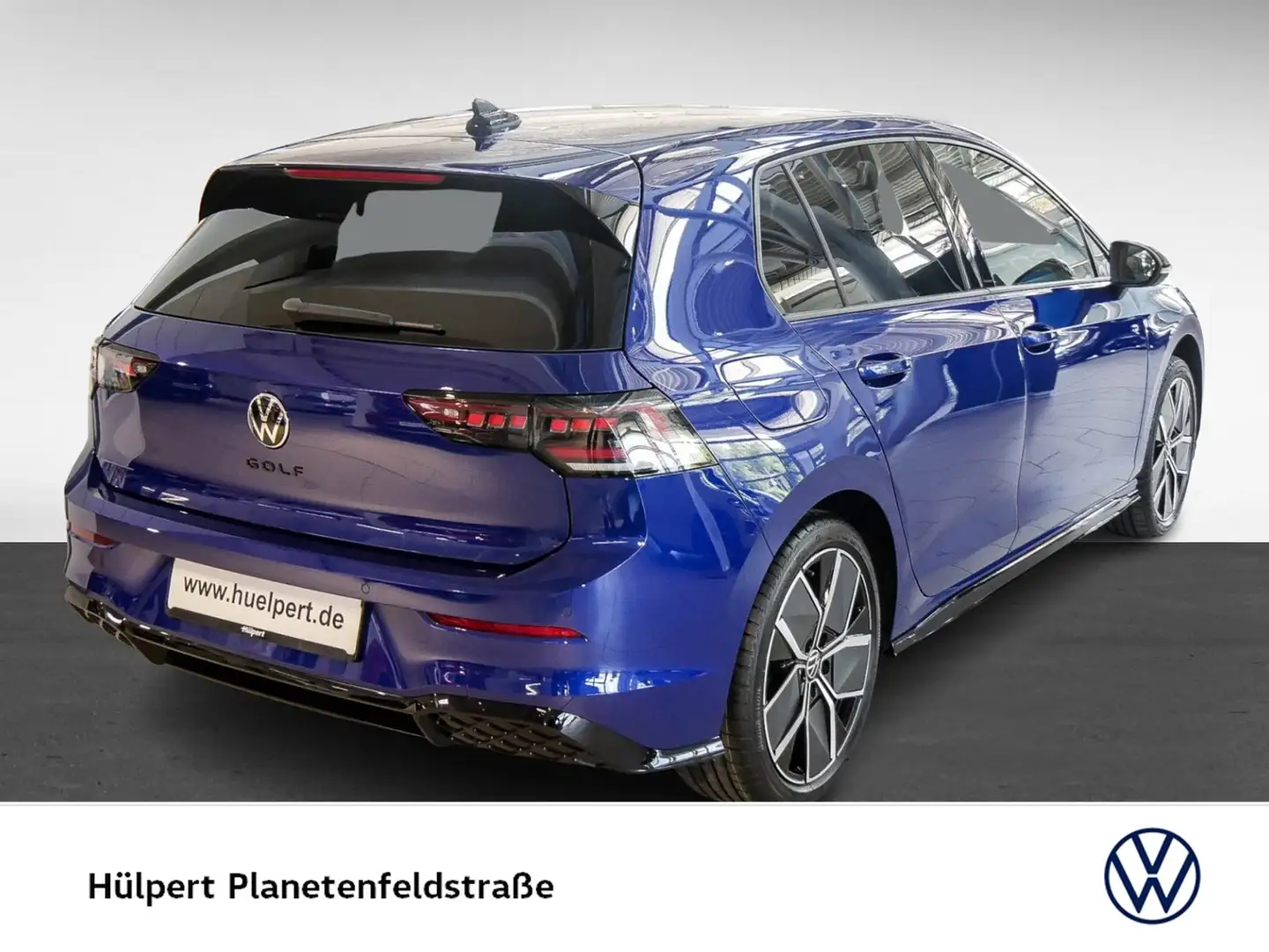 Volkswagen Golf 1.5 R-LINE DSG BLACKSTYLE MATRIXLED CAM AHK Blauw - 2