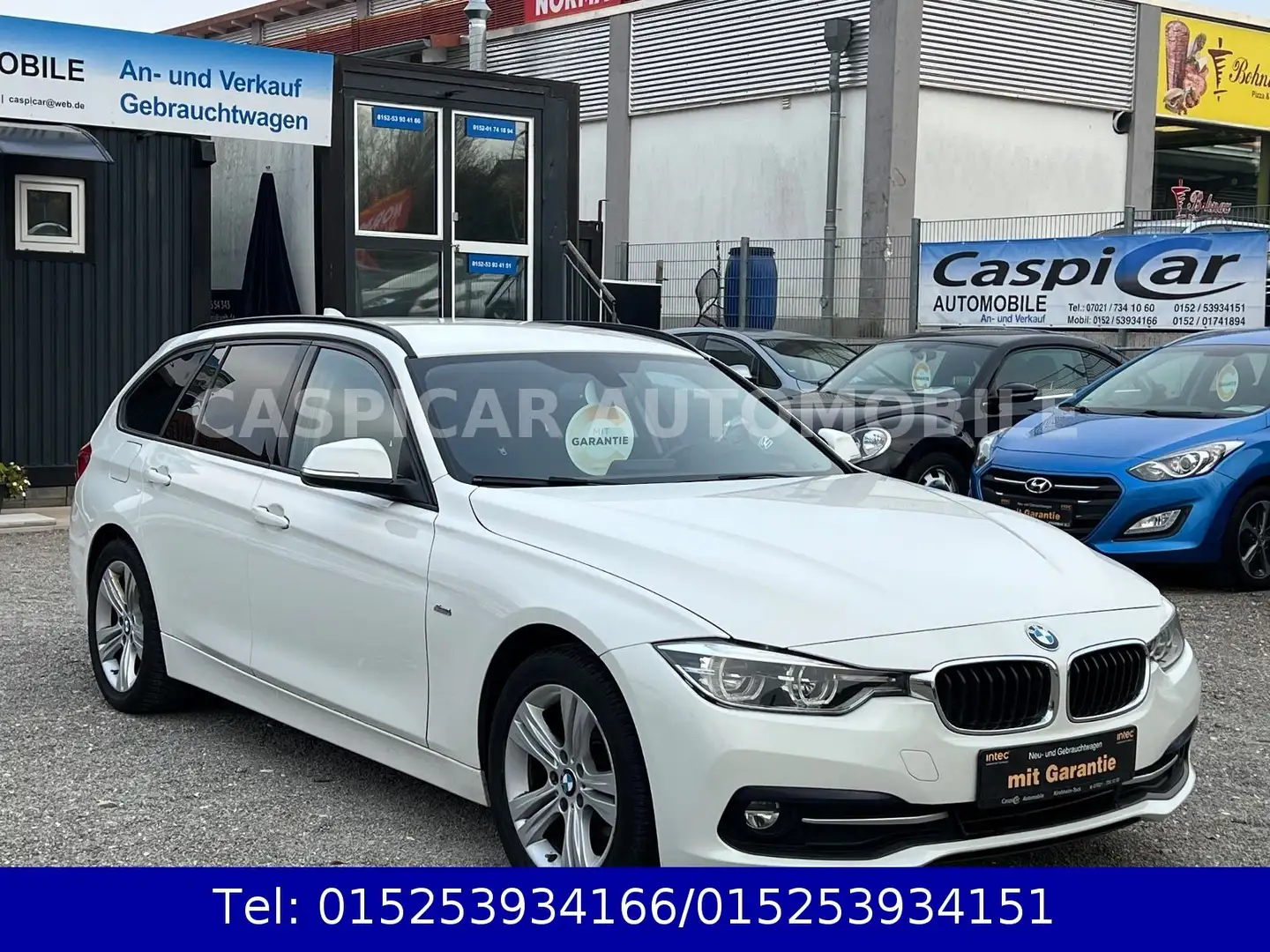 BMW 318 d Touring "Sport Line",NAVI,SHZ,PDC,AHK,1.H Blanc - 1