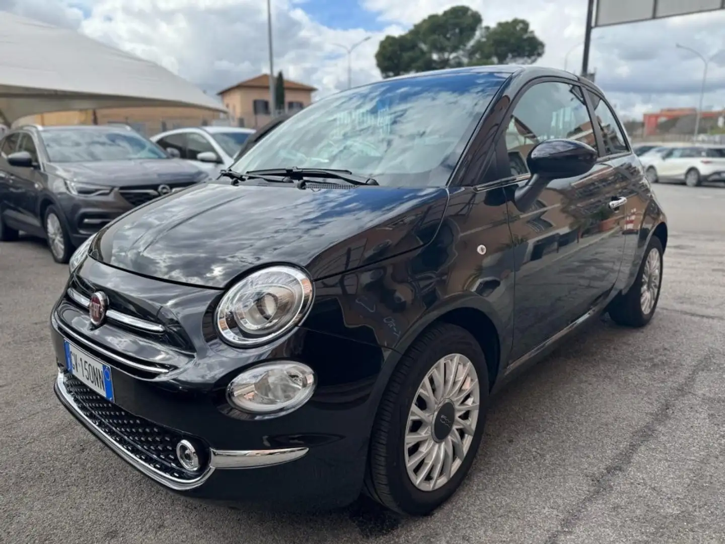 Fiat 500 1.0 Hybrid "TFT digitale/ CLIMA AUT.  + GPL Schwarz - 2
