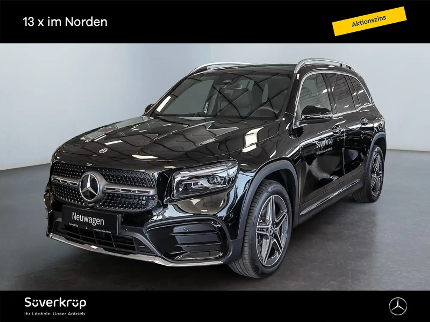 Mercedes-Benz GLB 200 d AMG MULTI DISTR KAMERA SPUR PDC SHZ Noir - 1