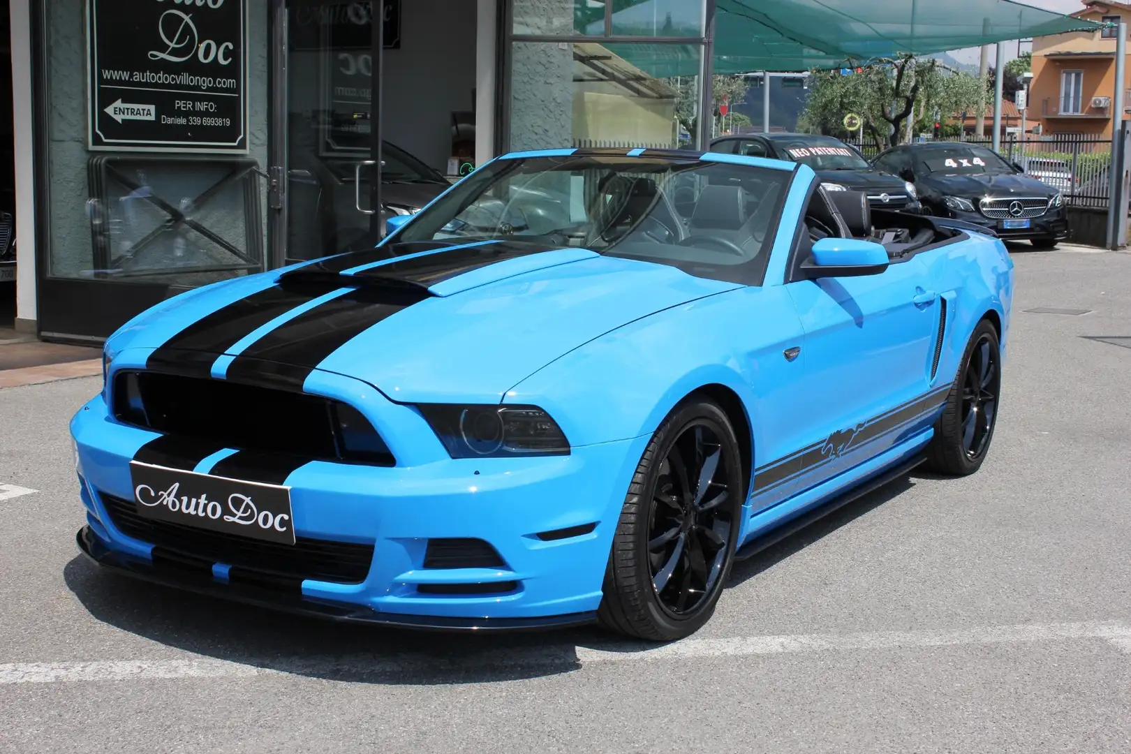Ford Mustang FORD MUSTANG 3.7L V6 INTERNI RECARO SCARICO ROUSH Blauw - 1