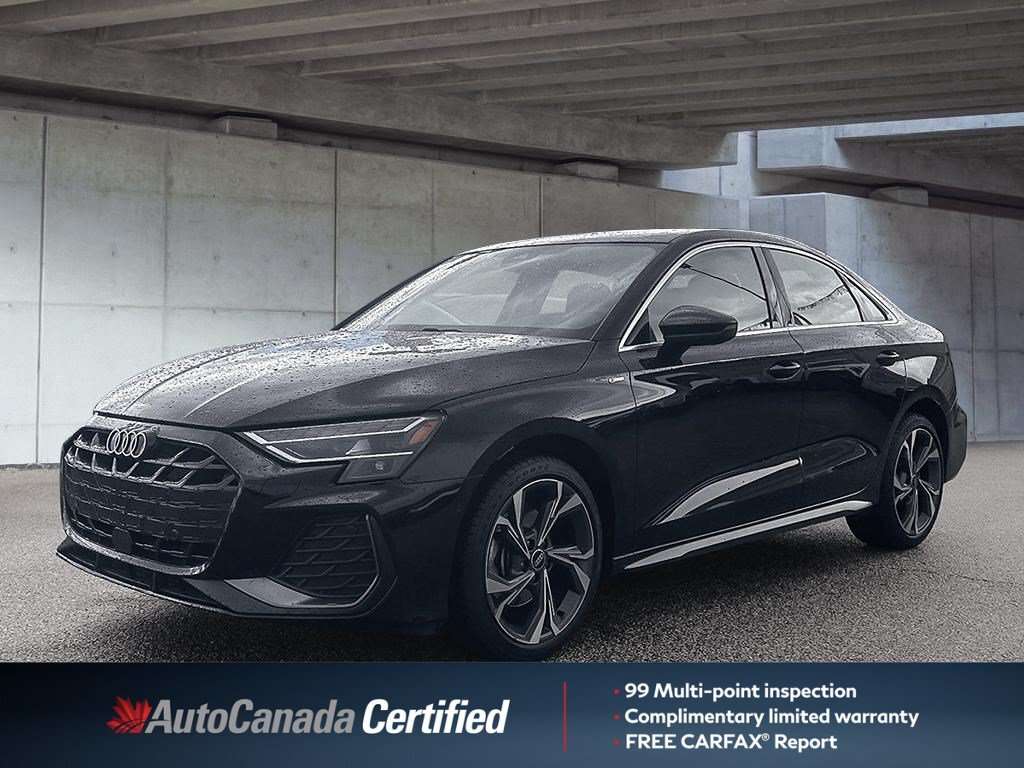 2025 Audi A3 Progressiv | No Accidents | Local BC | Leather Int