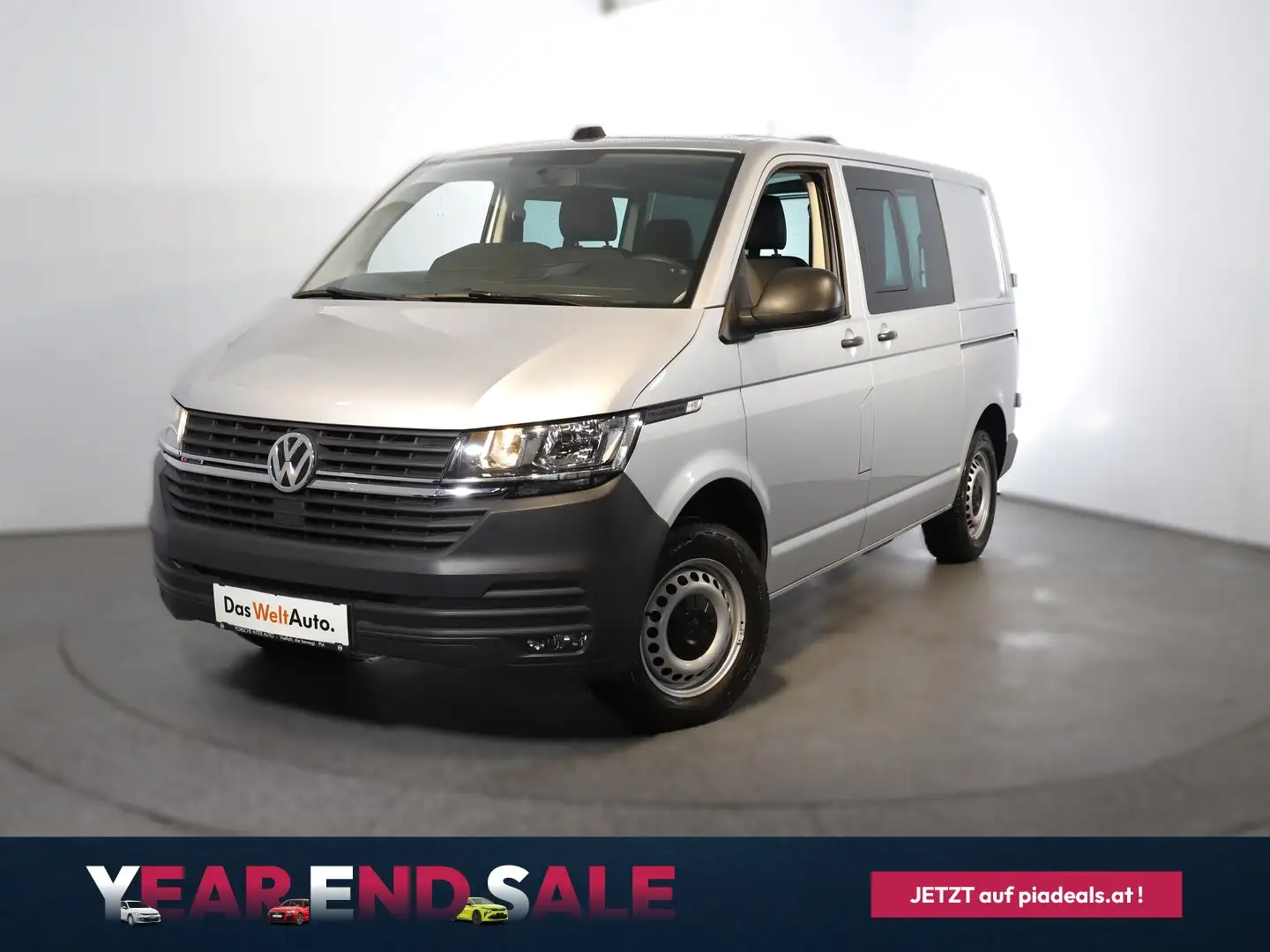 Volkswagen T6.1 Transporter VW Transporter Doka-T6.1 Kastenwagen TDI 4MOTION Silber - 1