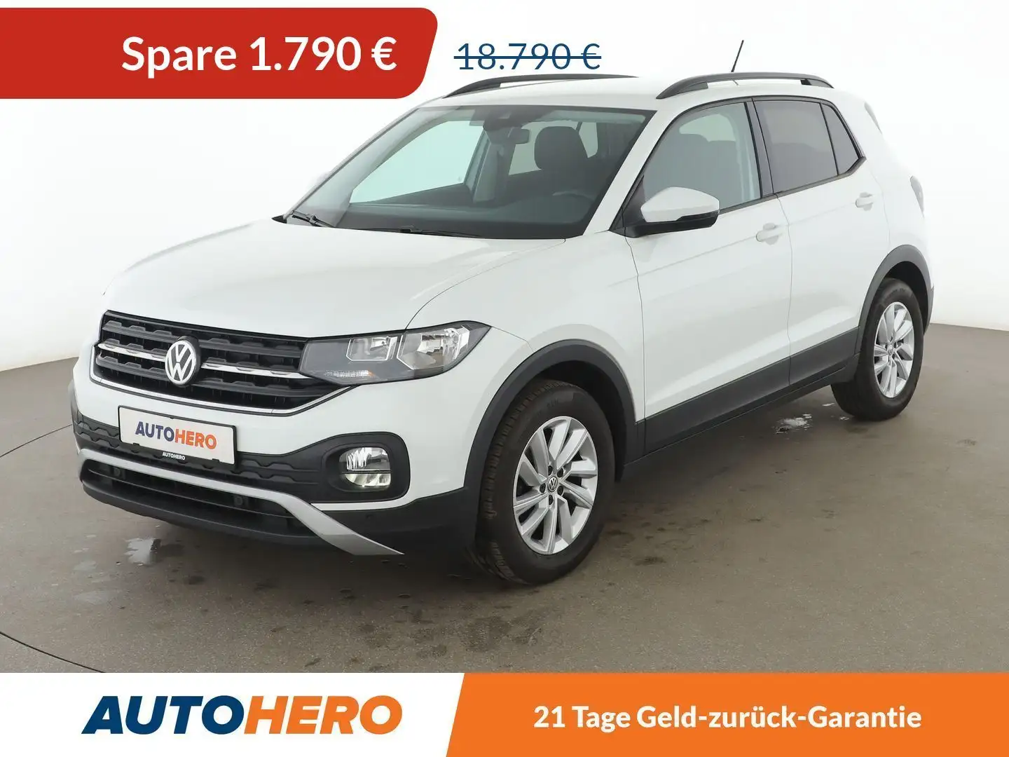 Volkswagen T-Cross 1.0 TSI Life *ACC*PDC*SHZ*KLIMA* Blanc - 1