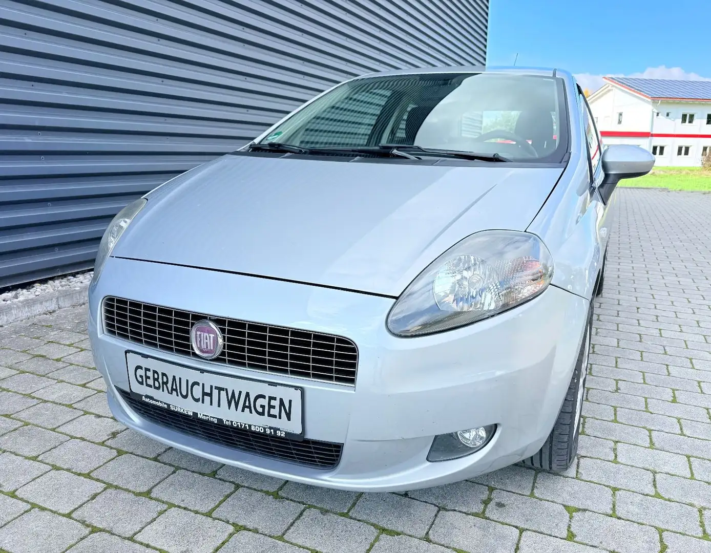 Fiat Grande Punto 1.4 8V Start/ Klima/Euro4/ TÜV:neu Grau - 1