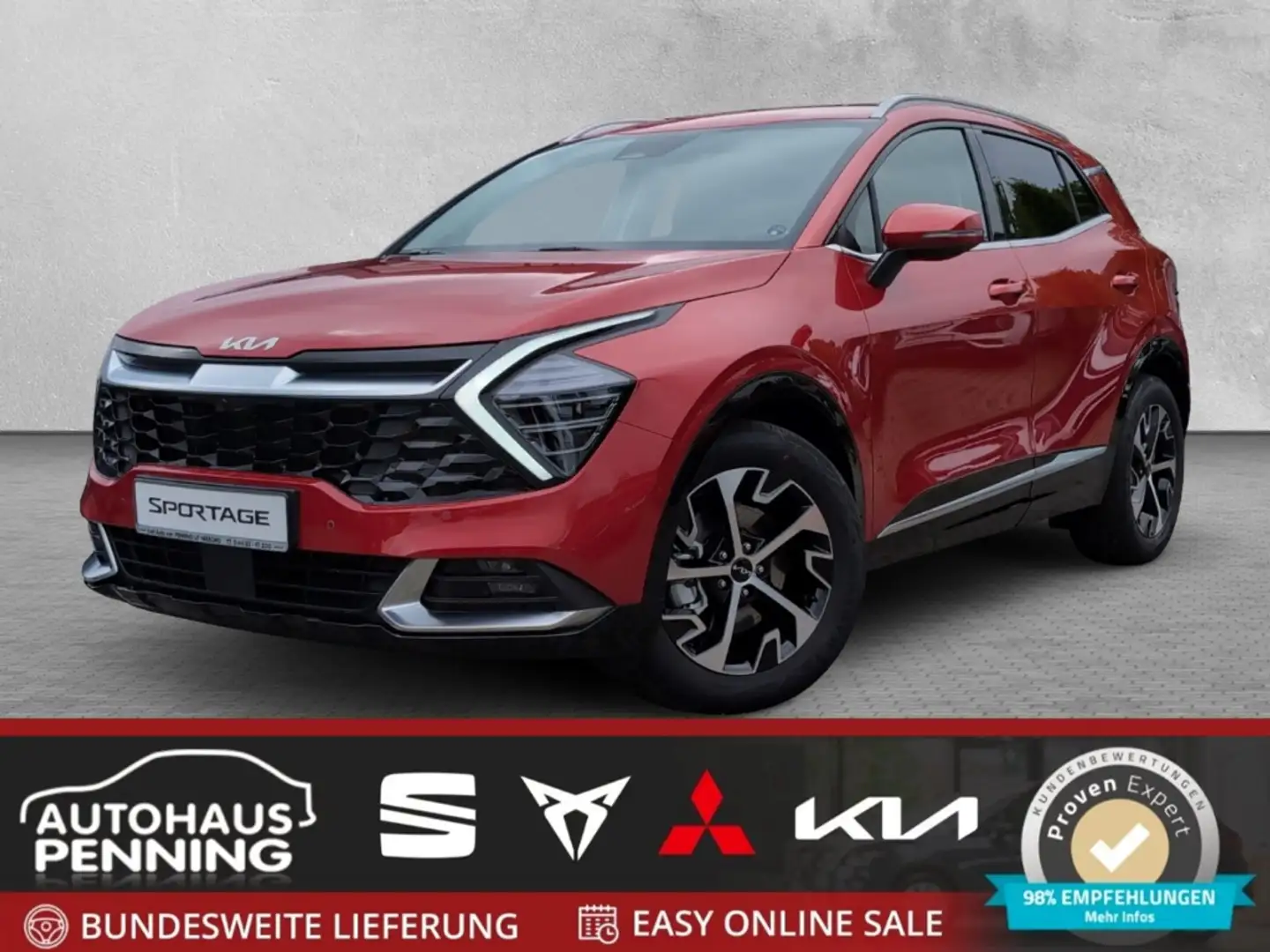 Kia Sportage 1.6D DCT7 / UPE: 47.060,- € / SPIRIT DRIVE AHK ACC Rot - 1