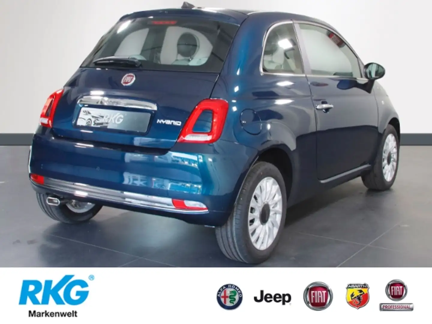 Fiat 500 Dolcevita 1.0 Mild Hybrid EU6d Glasschiebedach Bleu - 2
