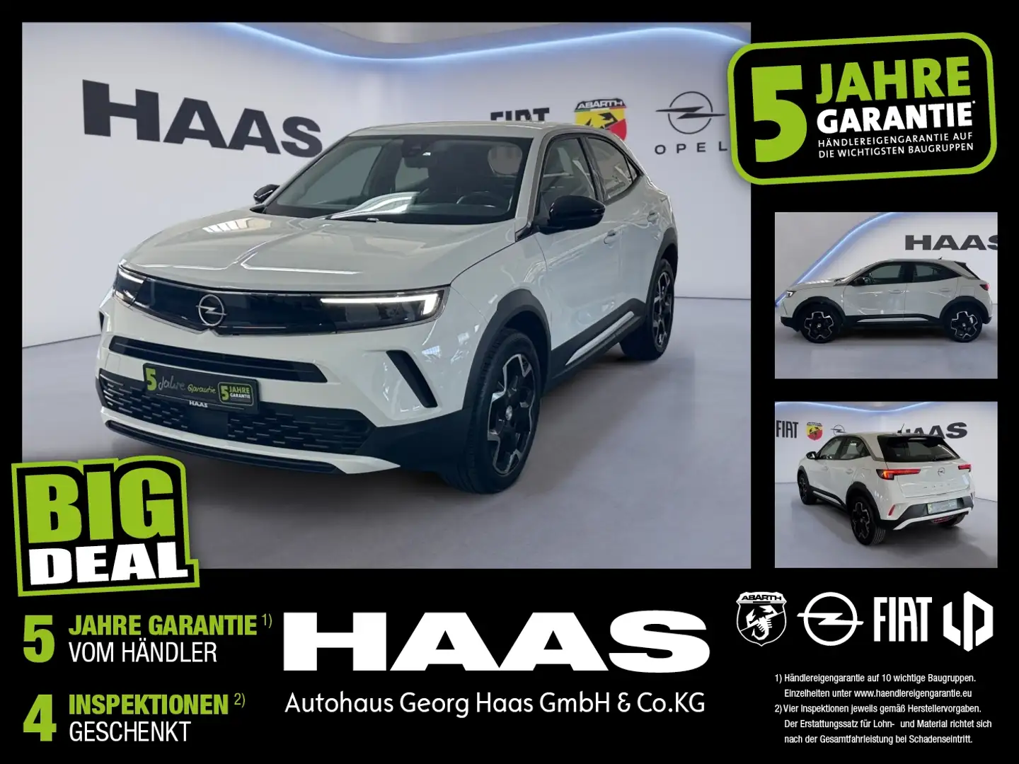 Opel Mokka 1.2 Nichtraucher Klimaanlage, Bluetooth Weiß - 1