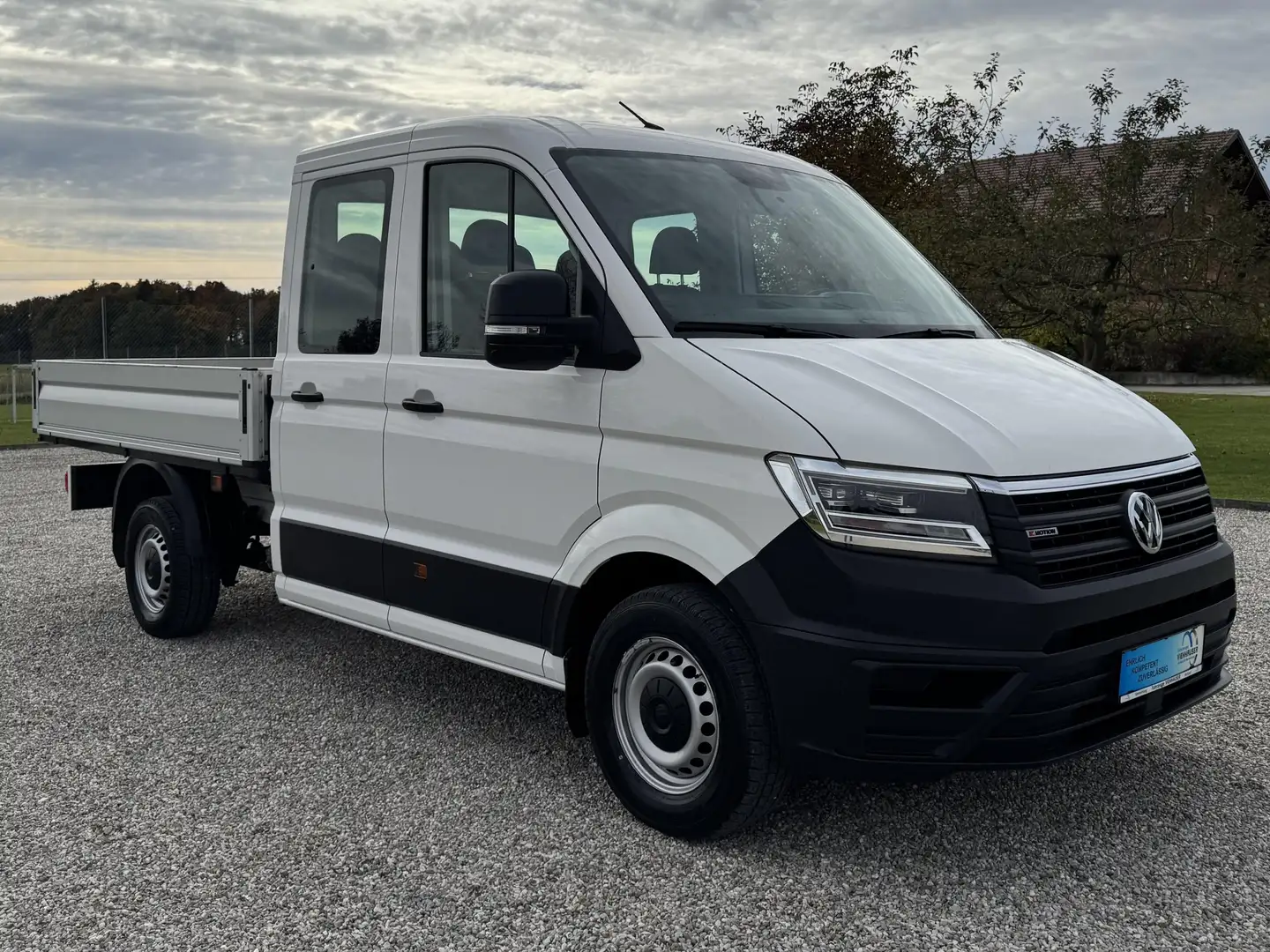 Volkswagen Crafter Pritsche 35 DOKA 4MOTION Top Ausstattung Weiß - 2