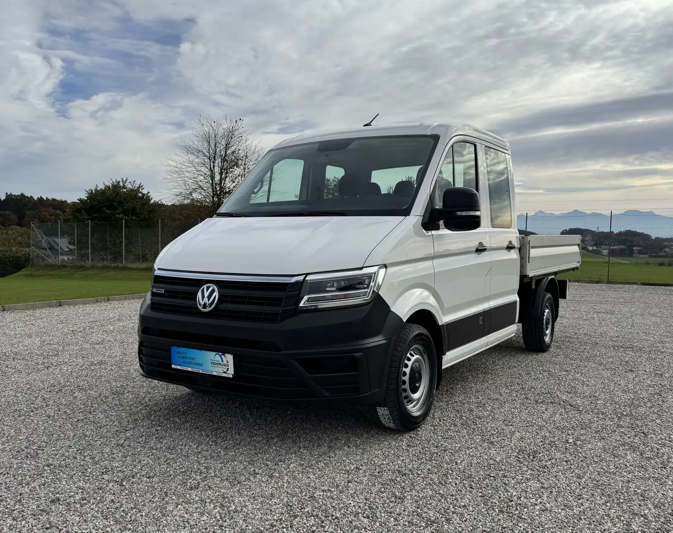 Volkswagen Crafter Pritsche 35 DOKA 4MOTION Top Ausstattung Weiß - 1