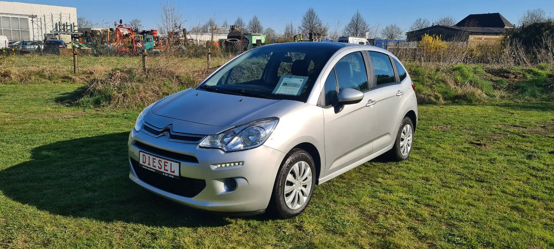 Citroen C3 *Selekti*1.HD*Diesel*Panorama*Klima*Isof*Allwe Argent - 1