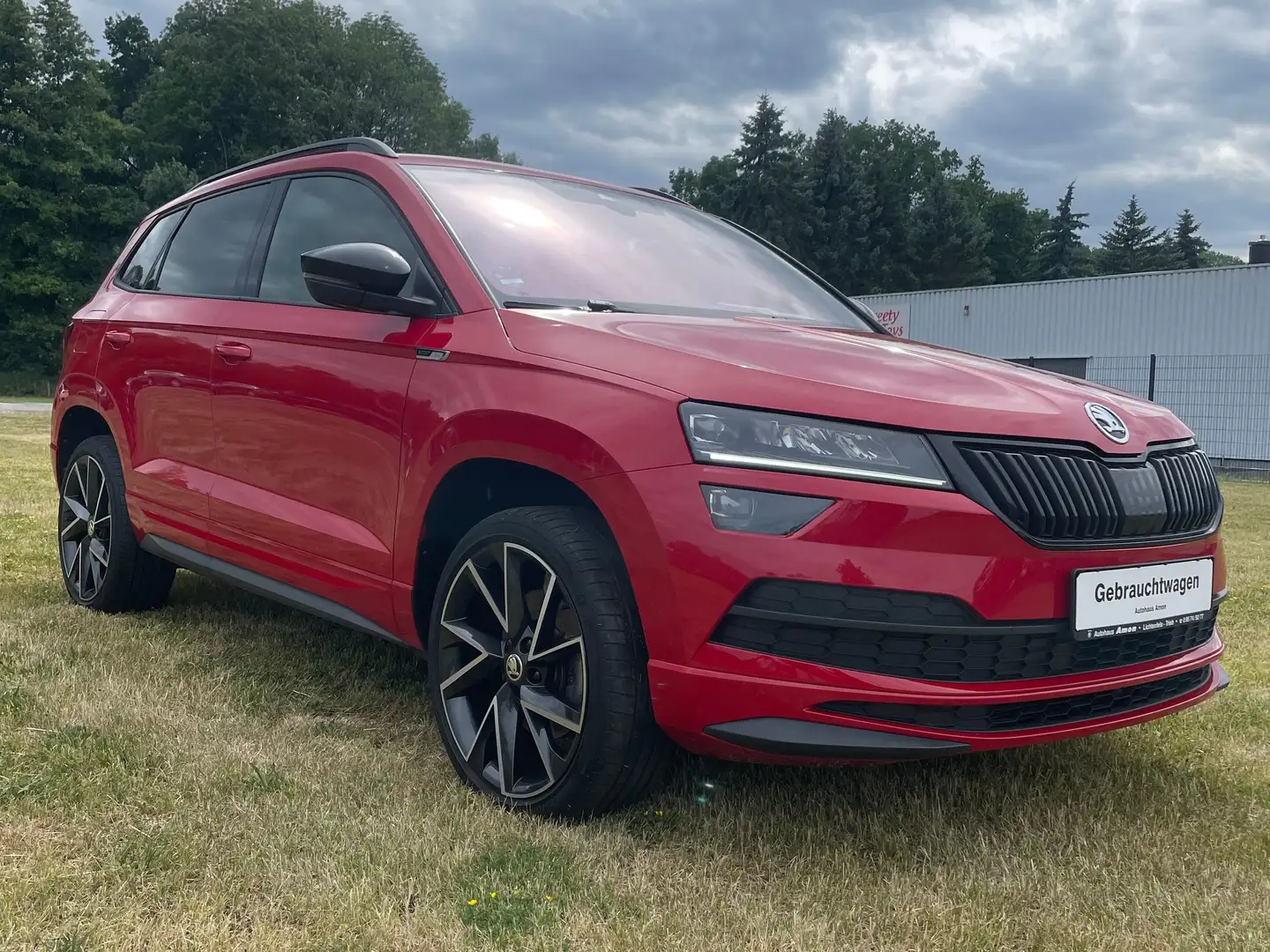 Skoda Karoq 2.0 TDI SCR Sportline Rouge - 1